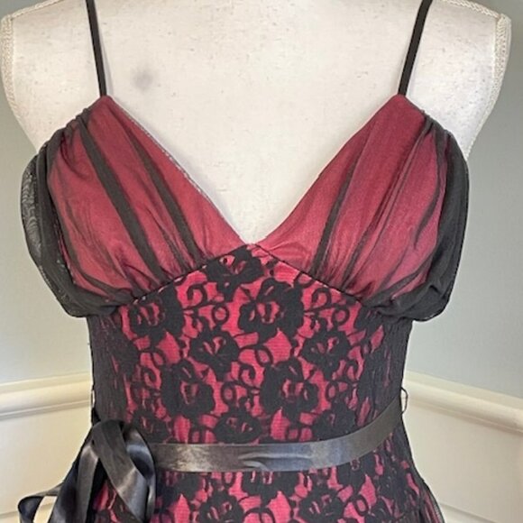 Vintage Y2K City Triangles Short Ombre Fairy Whimsygoth Party Prom Formal Dress - Picture 3 of 11